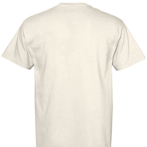 Back of a white empty shirt 